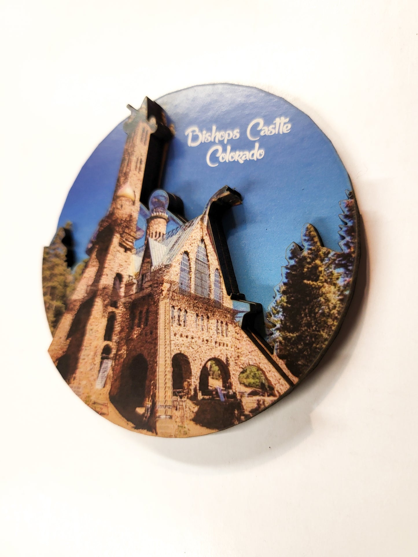 Bishop Castle Magnet- round