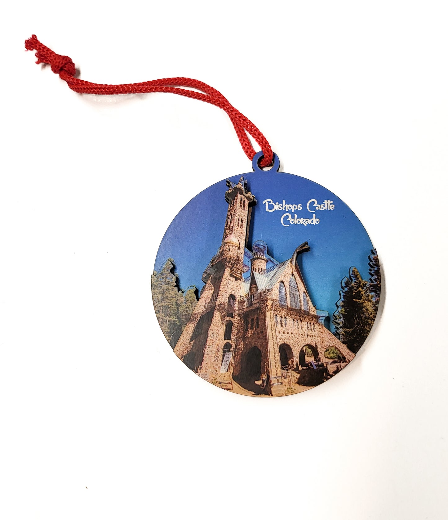 Bishop Castle Ornament- round