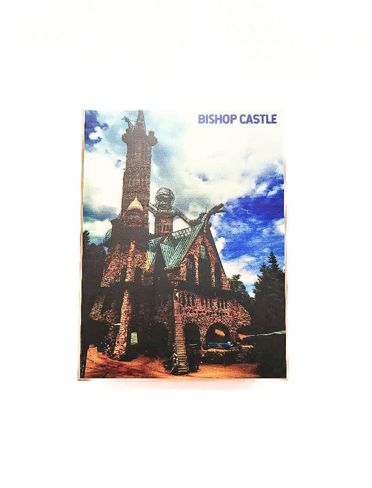 Bishop Castle Wooden Keepsake Box - large