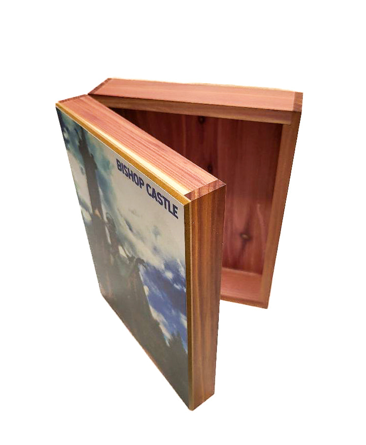 Bishop Castle Wooden Keepsake Box - large