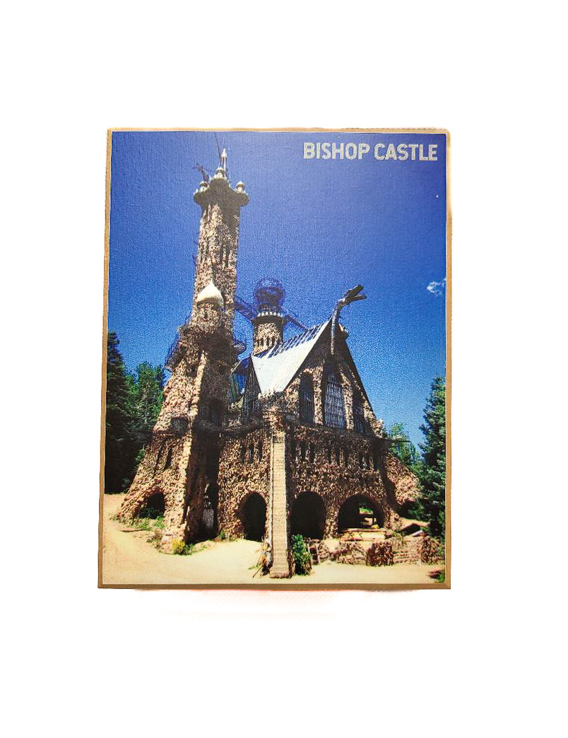 Bishop Castle Wooden Keepsake Box - small