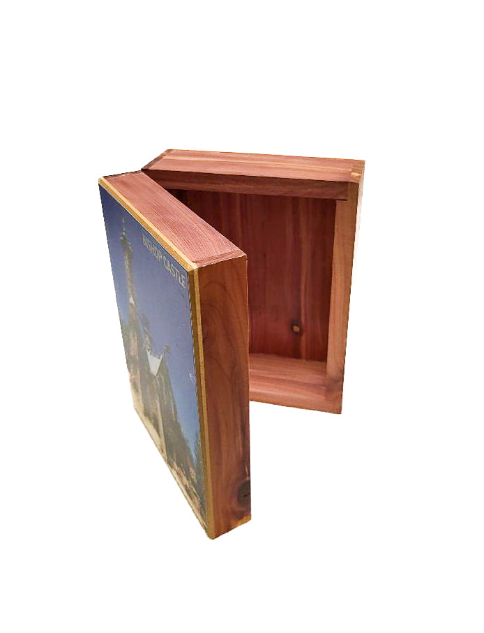 Bishop Castle Wooden Keepsake Box - small