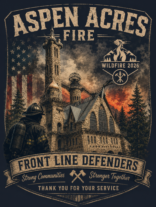 NEW Sticker! Aspen Acres Fire